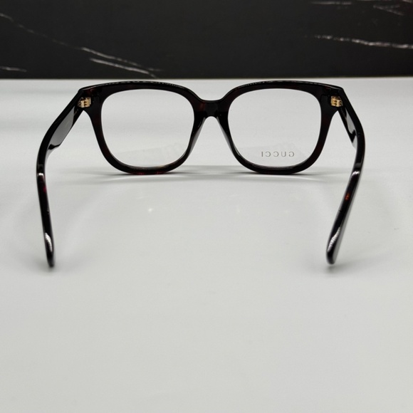 NEW GG1173OA 002 GUCCI EYEGLASSES DARK HAVANA - Picture 7 of 13